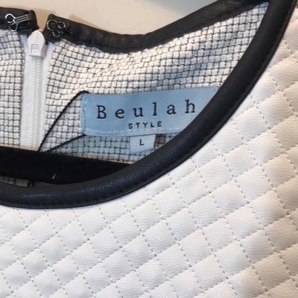 NWT Beulah Black&White Sleeveless Dress - Picture 5 of 8